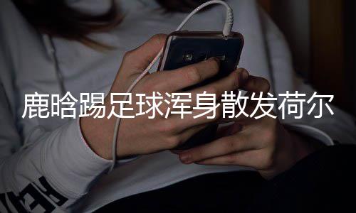 踢足尔蒙模样发荷仍是鹿晗身散1岁少年球浑